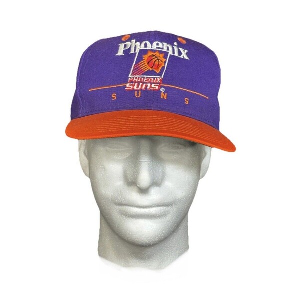 Vintage 90’s Phoenix Suns Split Bar Two-Tone Snapback Hat - Picture 1 of 3